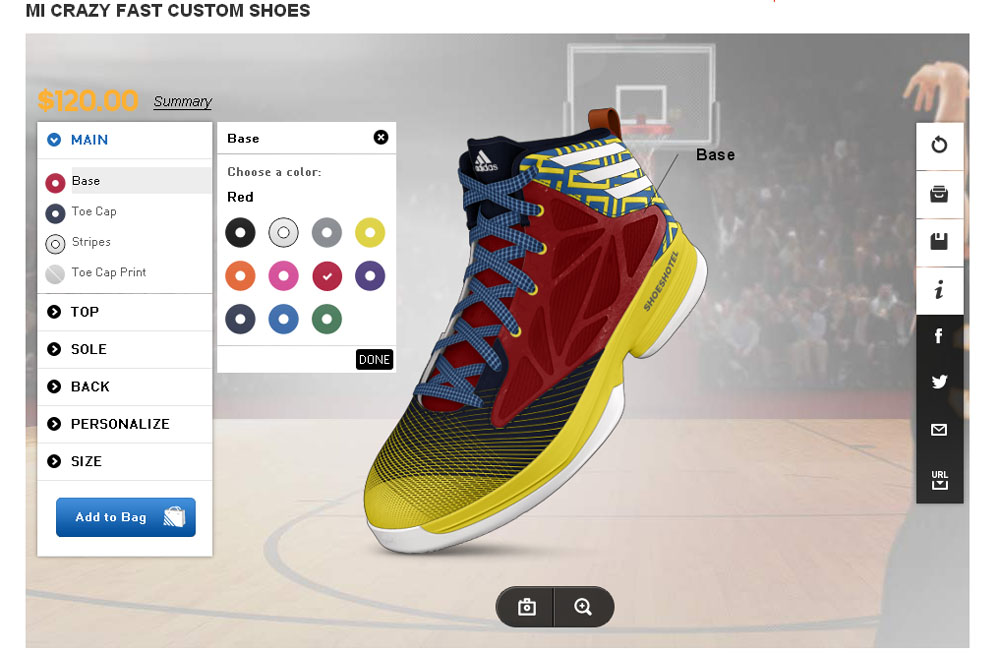 customizable adidas basketball shoes